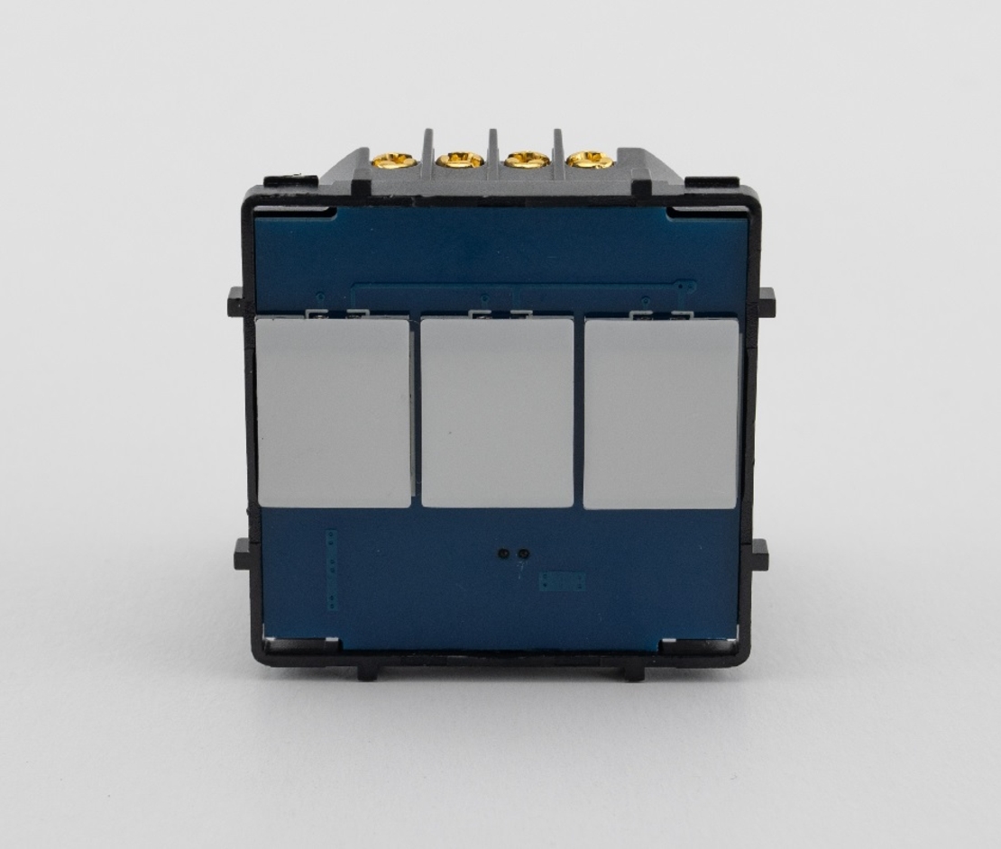 Modul Intrerupator Triplu din Silicon cu Touch LUXION