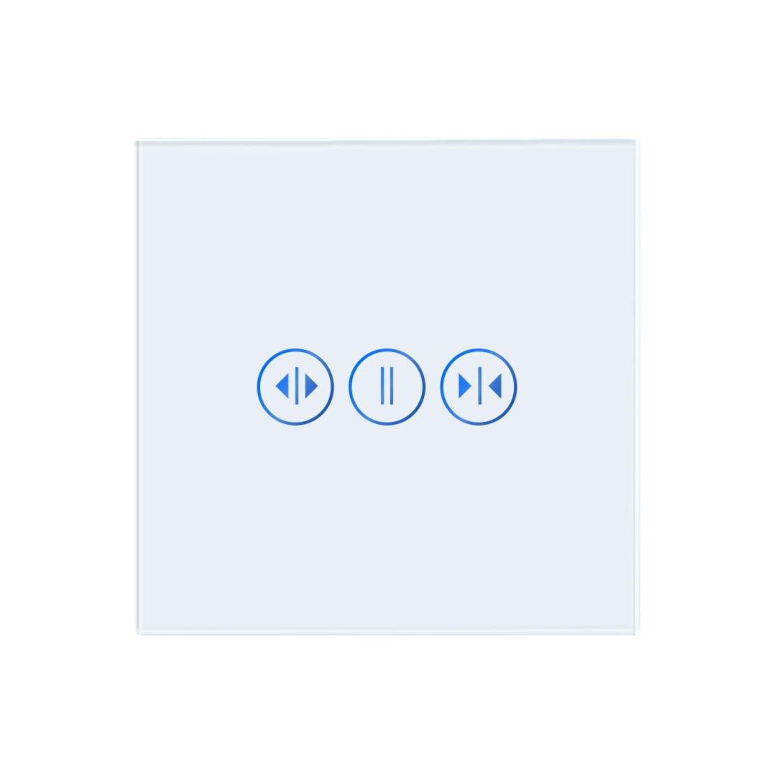 Intrerupator Draperie cu Touch din Sticla LUXION, alb