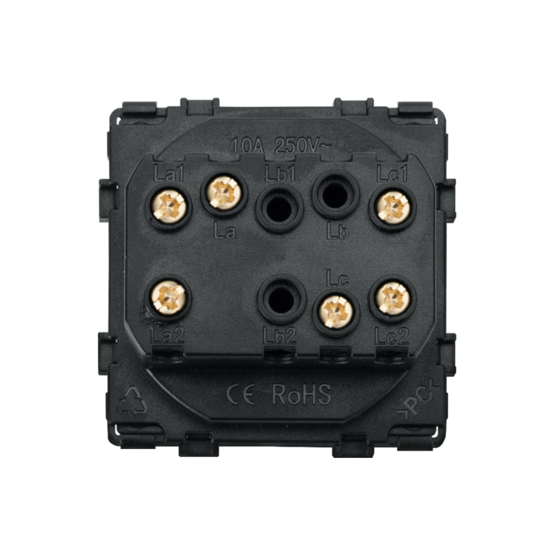 Modul Intrerupator Simplu Cruce Mecanic LUXION, gri