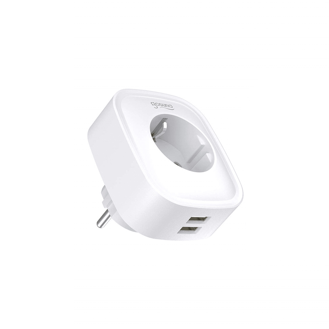 Priza inteligenta Gosund SP112, Wi-Fi, 3600W, 2 x USB, Control aplicatie, Programare, Monitorizare consum
