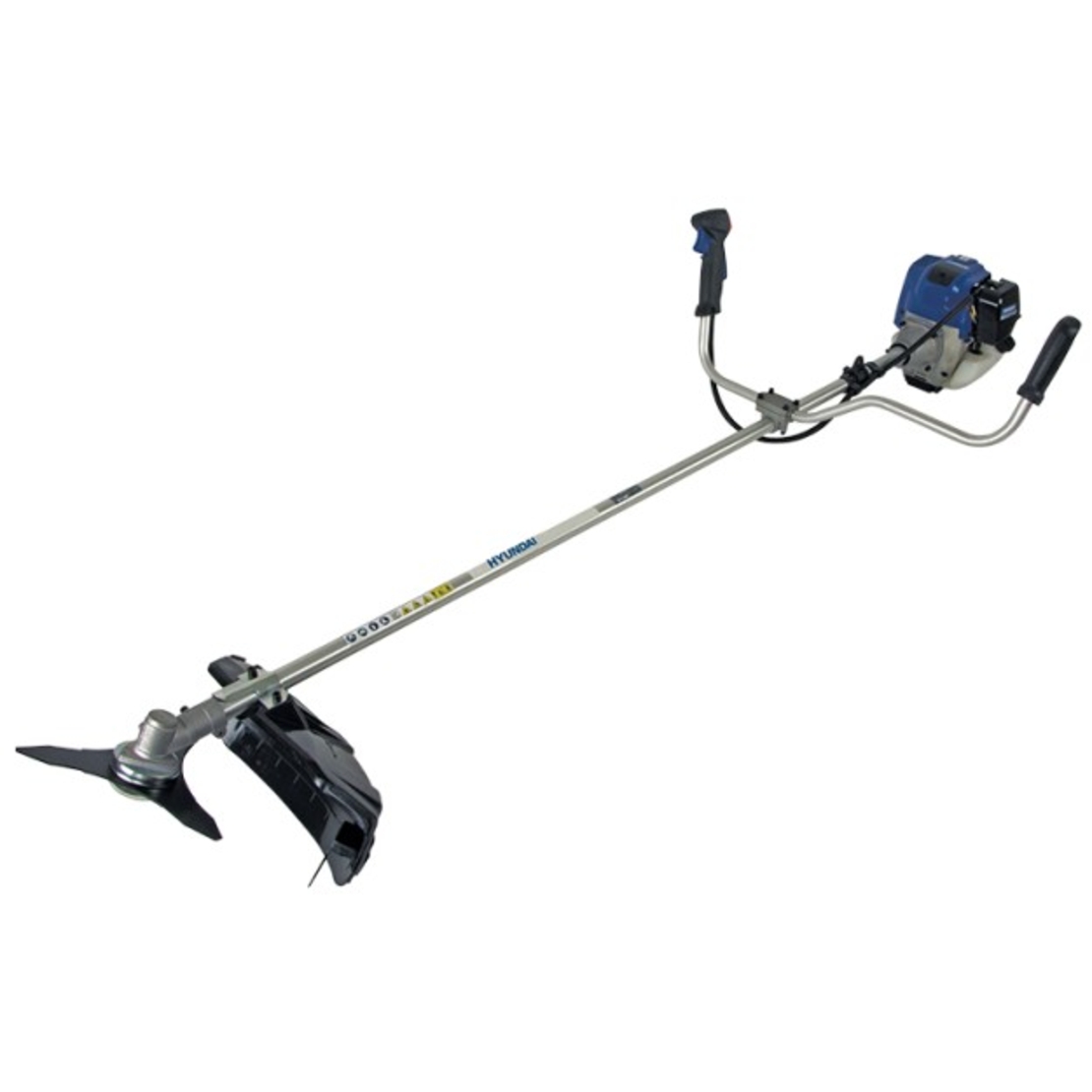 Motocoasa Hyundai HY-BC4139 GT, motor in 4 timpi, 31 cmc, 1 CP, sistem de taiere Tap&Go, cutit cu 3 dinti, cap cu fir 2.4 mm