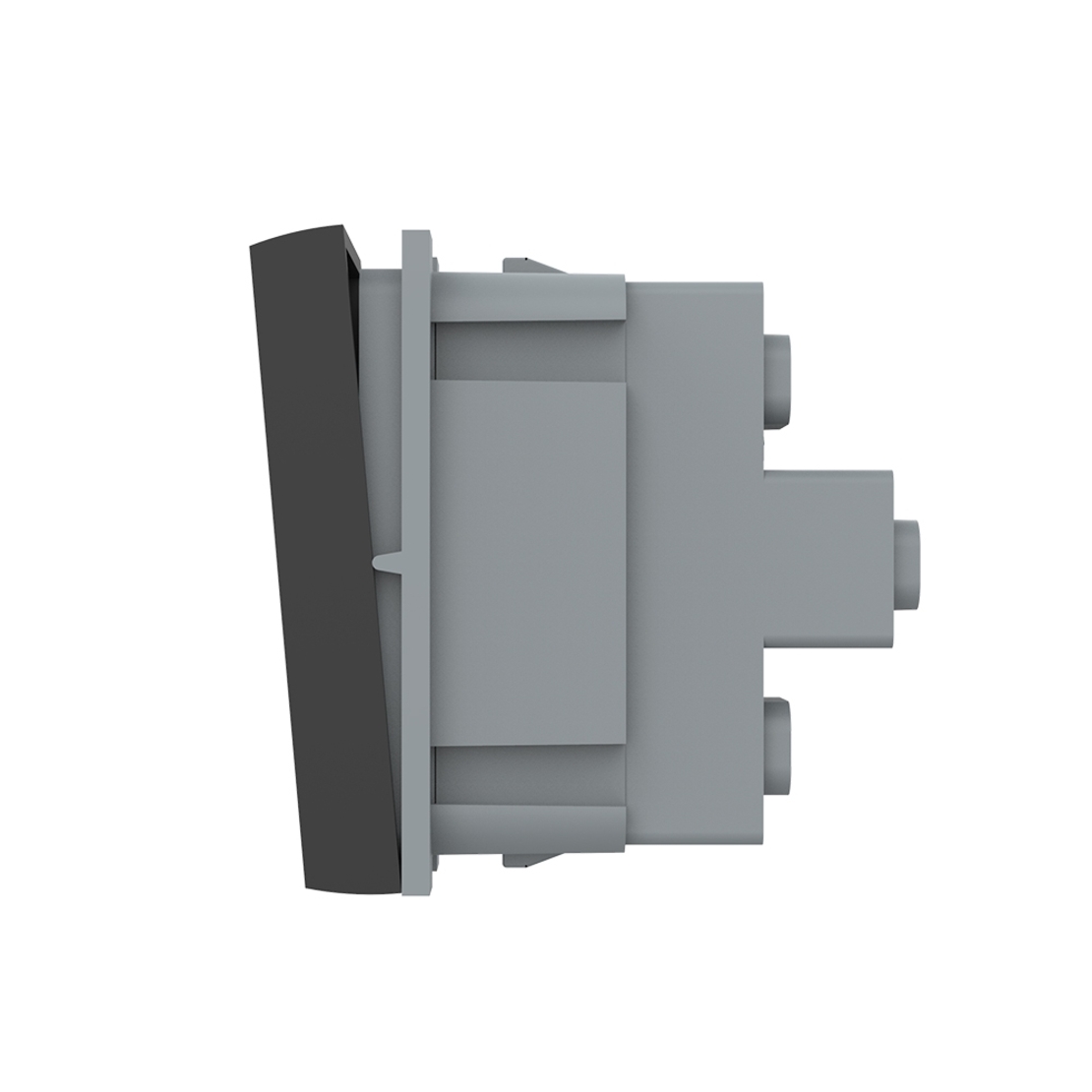 Modul Intrerupator Simplu Mecanic cu Reset LIVOLO - Serie Noua, negru