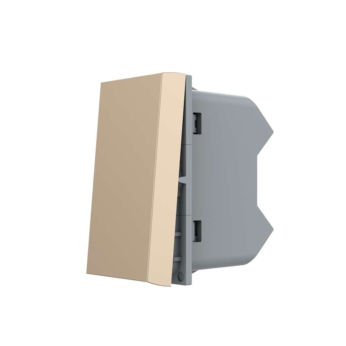Modul Intrerupator Simplu Mecanic Cap Cruce LIVOLO, auriu