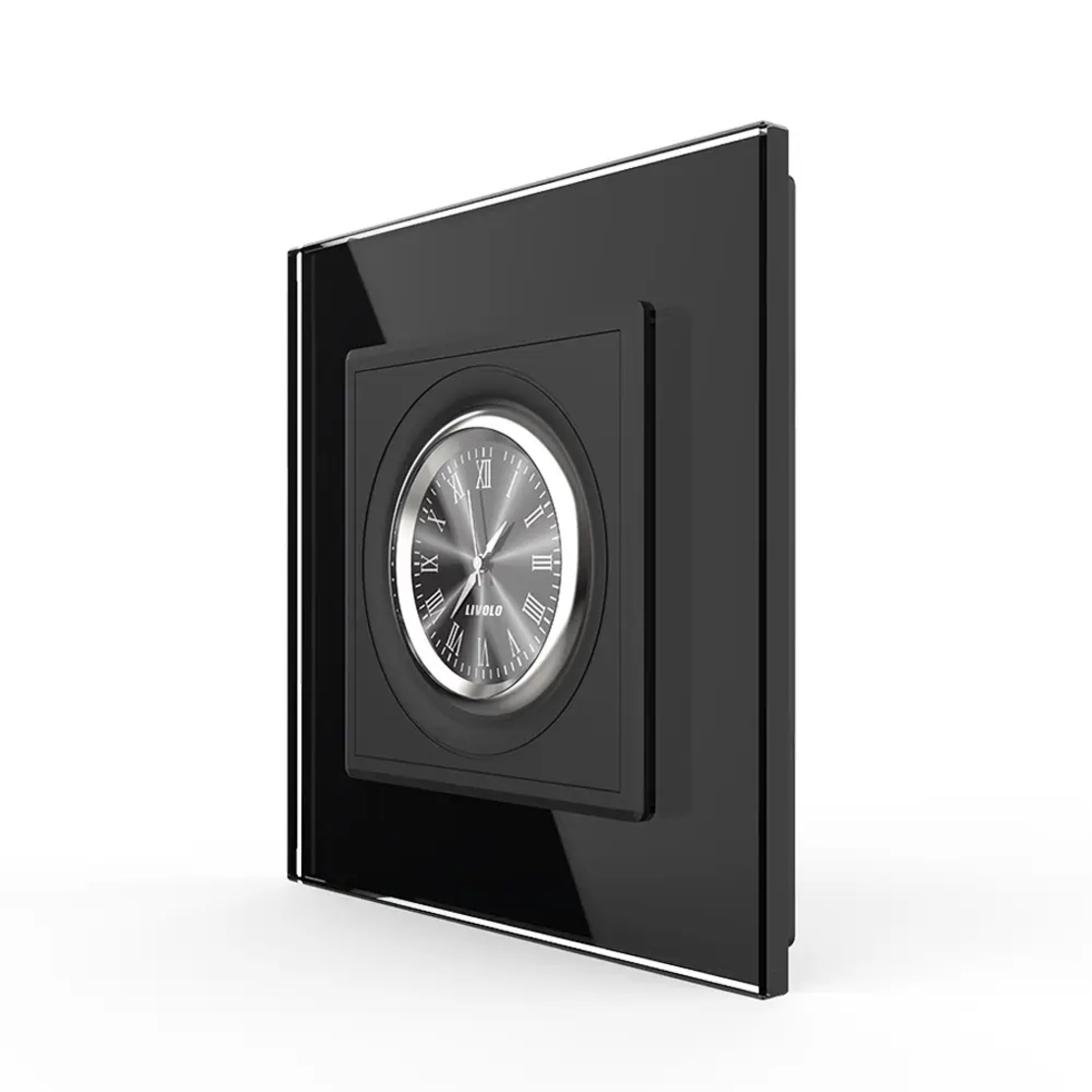 Ceas Mecanic Livolo cu Rama din Sticla Securizata, negru