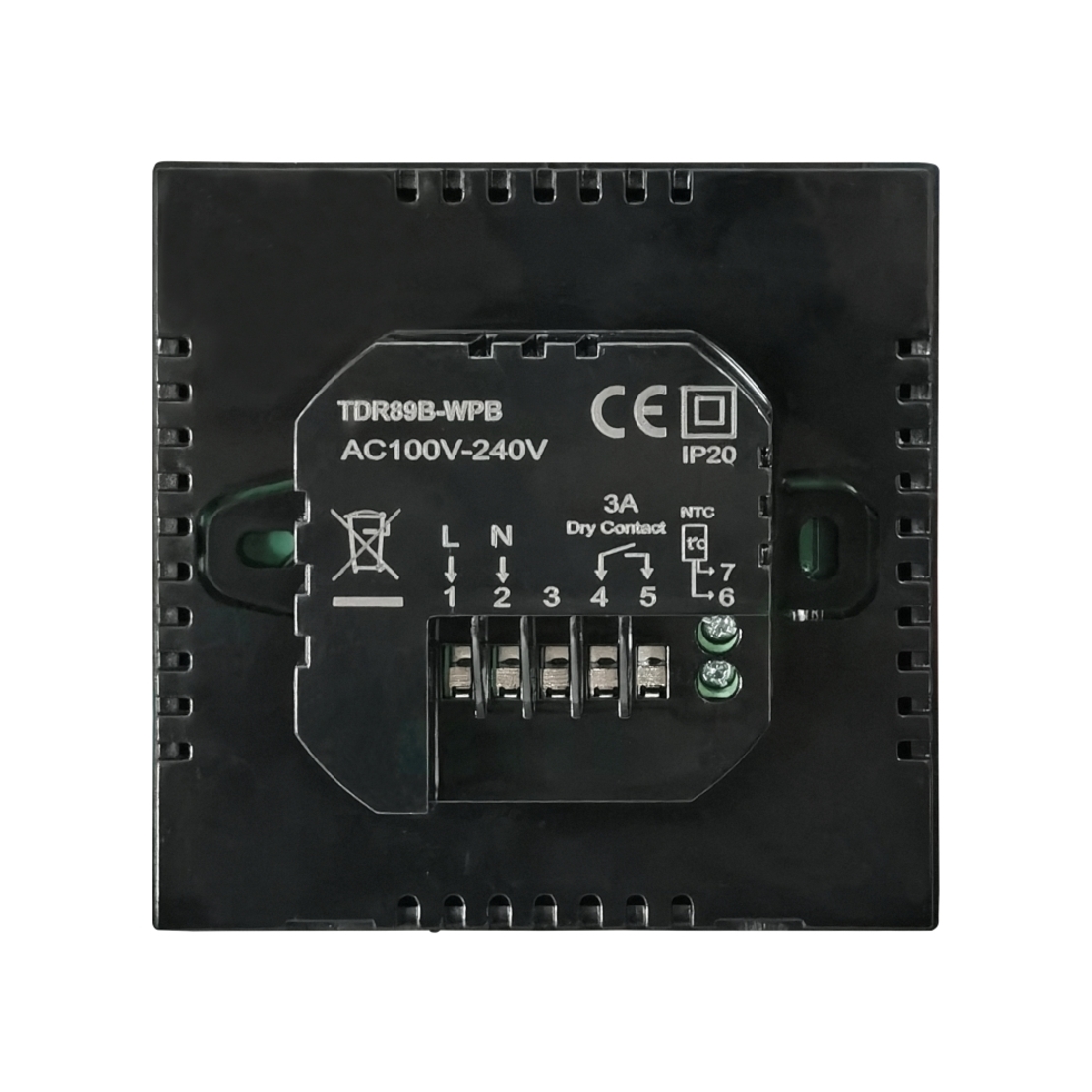 Termostat pentru incalzirea termica pe gaz BeOk TDR89-WPB, negru