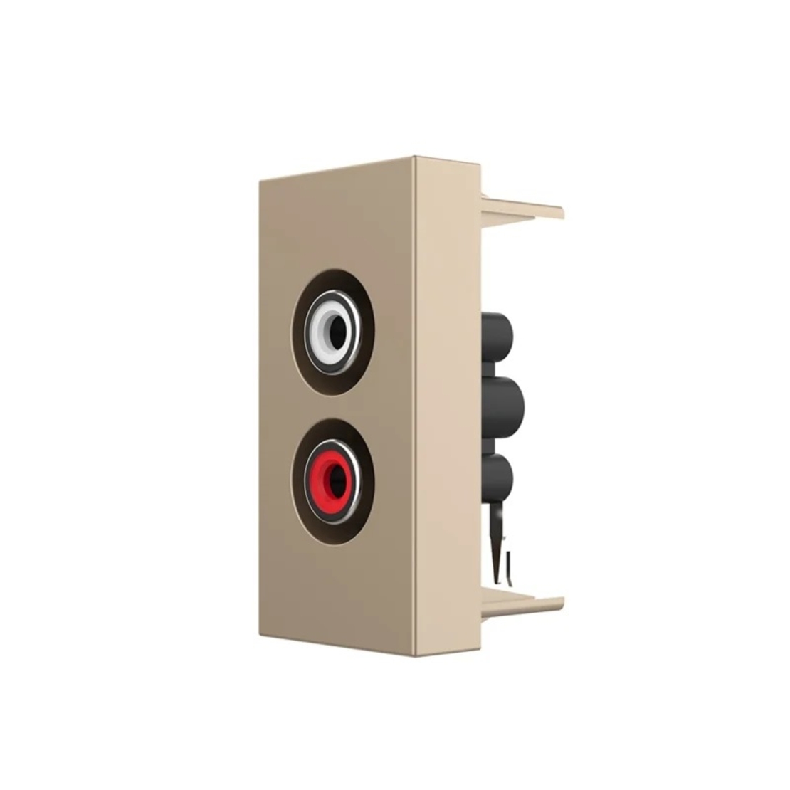 Priza audio Livolo, auriu