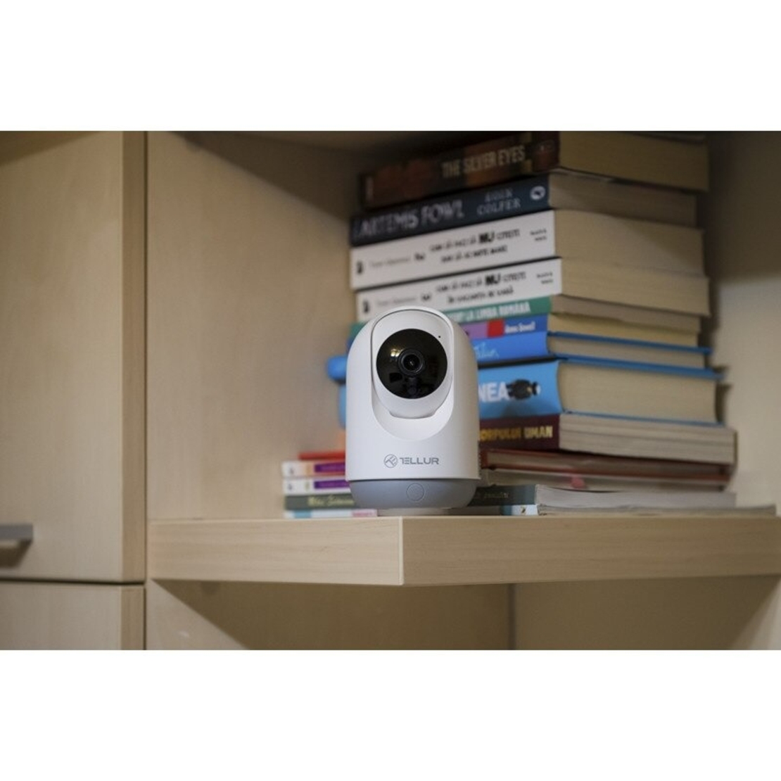 Camera inteligenta interior Tellur, 3MP, Ultra HD, Night Vision, Senzor PIR, PTZ