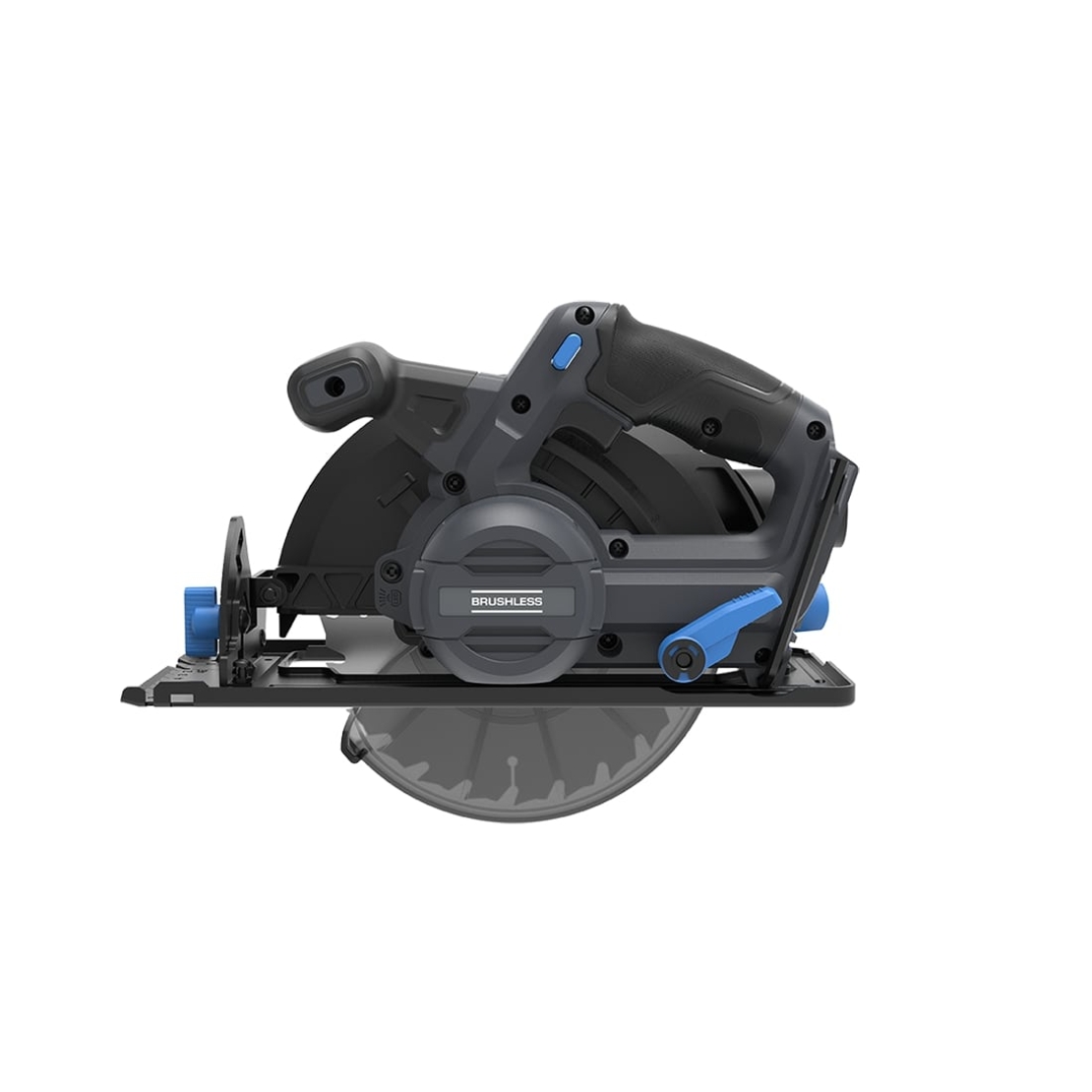 Fierastrau circular de mana cu acumulator 20V Hyundai CS20X-190, motor fara perii, adancime max. de taiere 67.5 mm la 90°, panza de 190 mm, livrat fara acumulator si incarcator