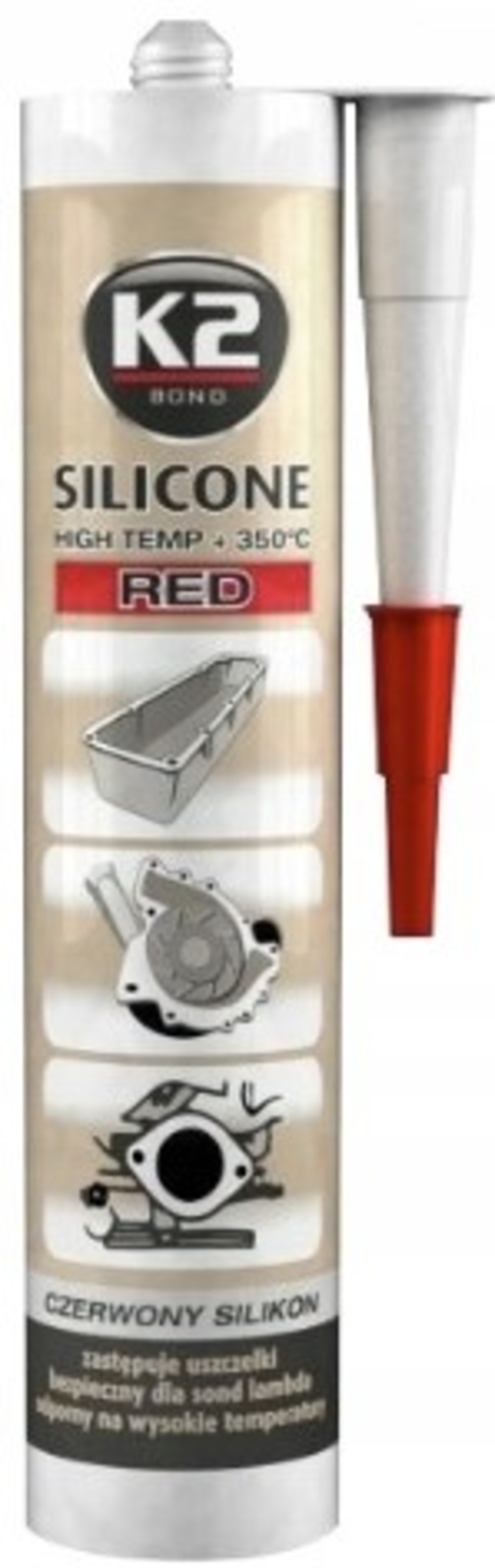 SILICON ROSU 300gr - Silicon garnituri roşu 300gr.