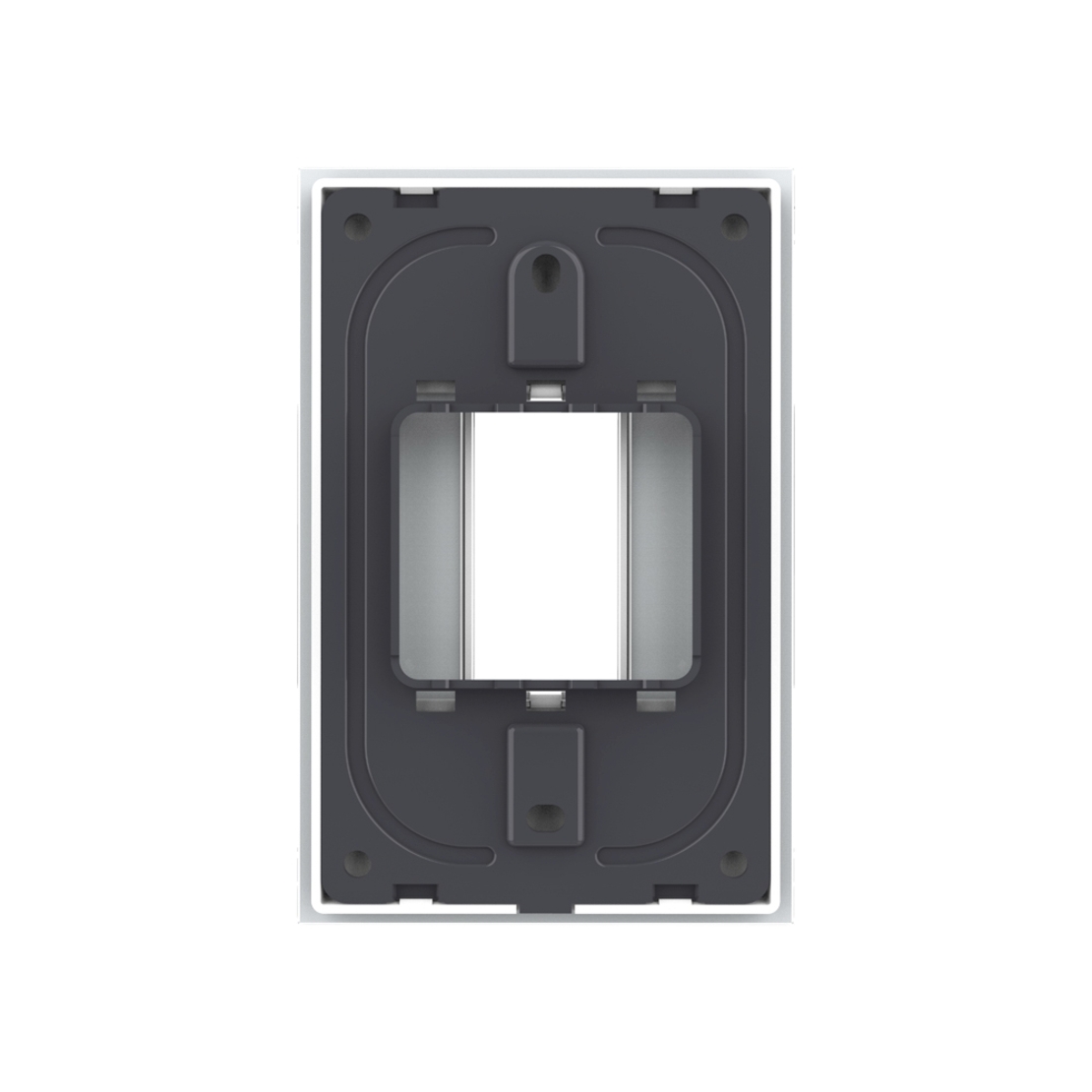 Rama din sticla Livolo standard Italian 1 modul - Serie noua, alb