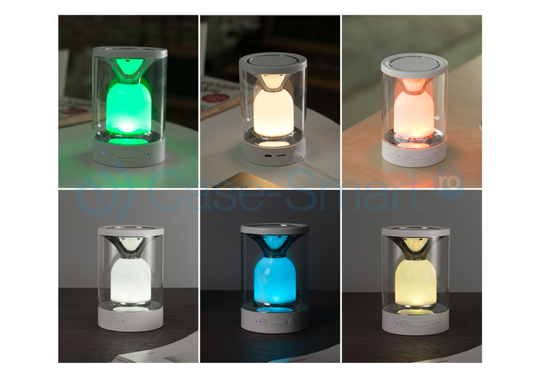 Lampa cu touch si boxa portabila RedSun RS-WBSL-C08