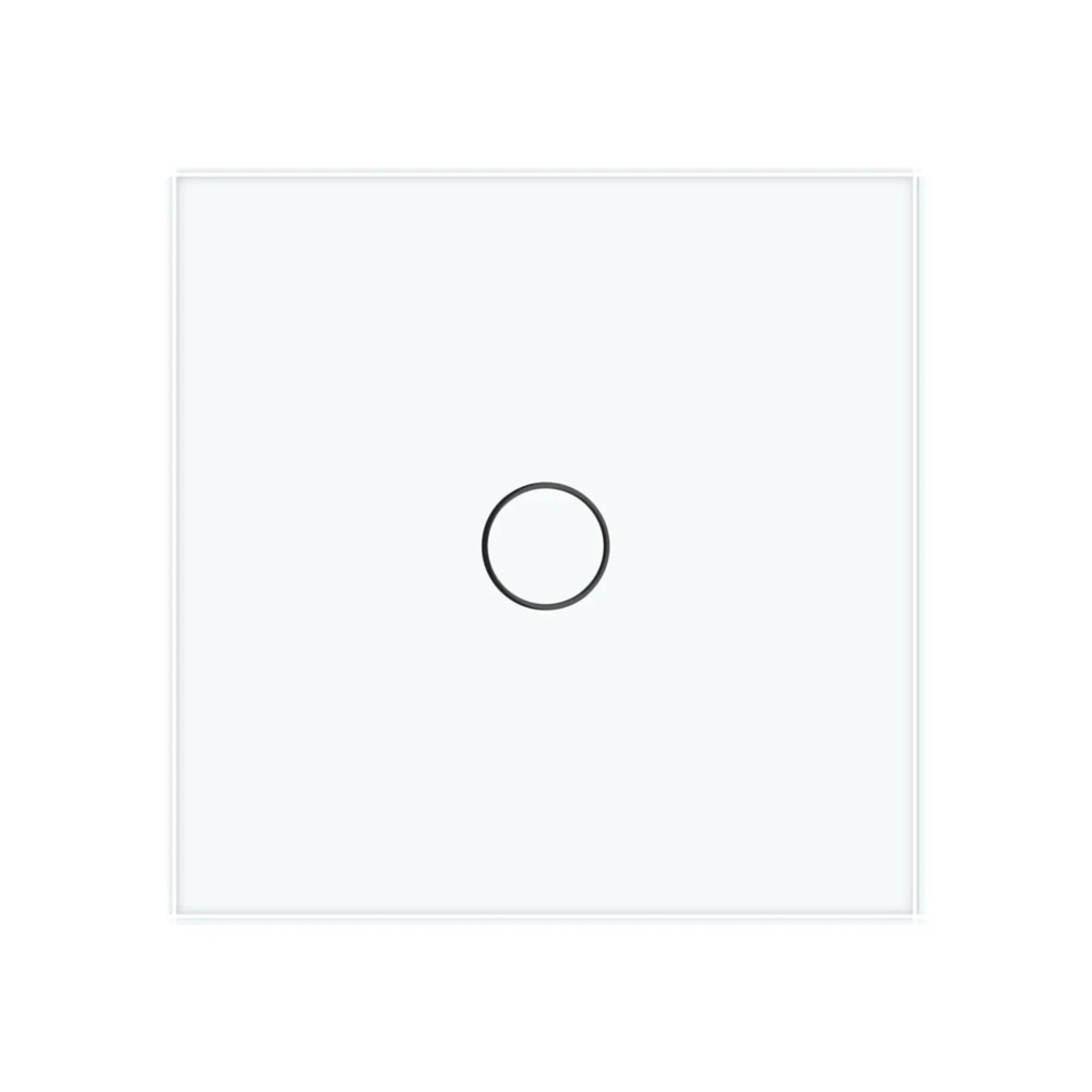 Intrerupator Simplu cu Variator si Touch LIVOLO din Sticla - Protocol ZigBee EC, alb