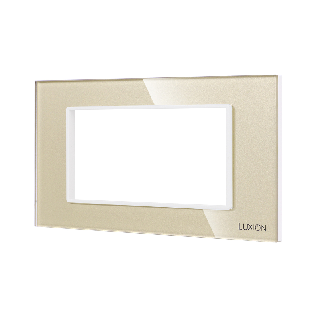 Rama din Sticla Securizata cu Suport 4M LUXION, Standard Italian, auriu