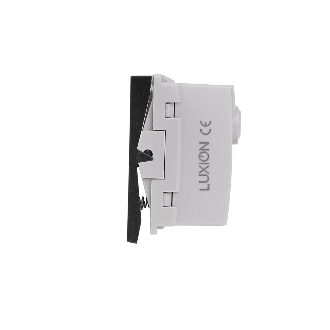 Modul Intrerupator Simplu Mecanic 3M LUXION, Standard Italian, negru