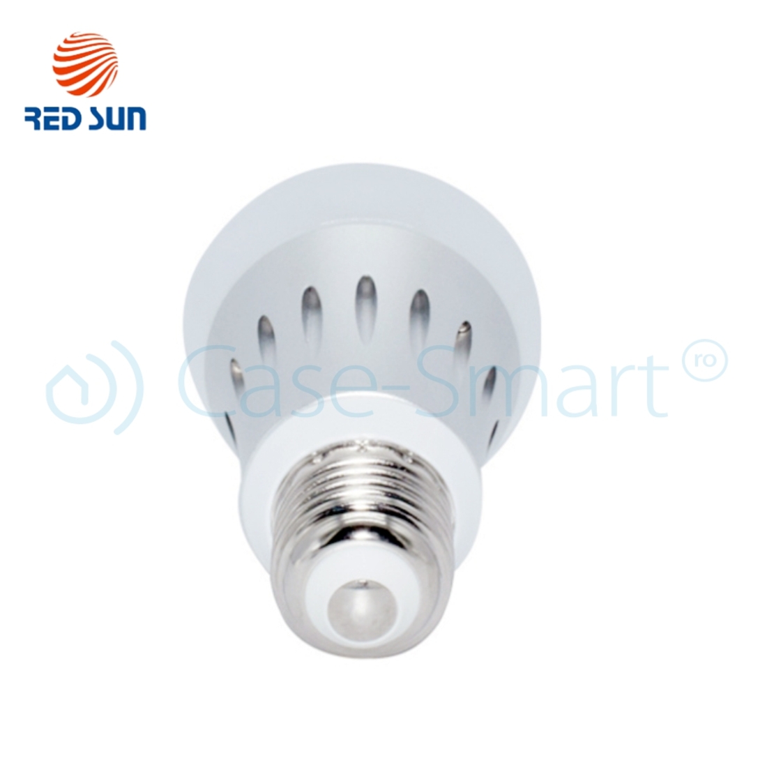Bec inteligent LED RGB wifi rotund Red Sun, control de pe aplicatie mobila - RS-SLD02-E27