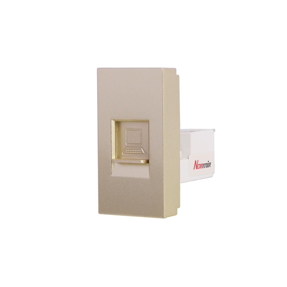 Modul Priza Internet 1M LUXION, Standard Italian, auriu