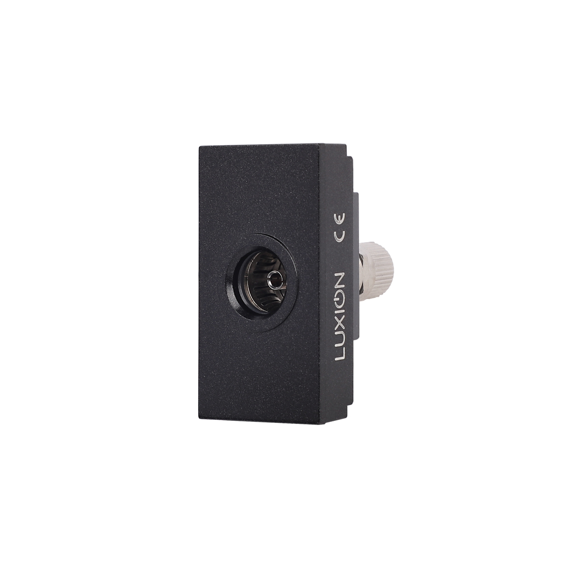 Modul Priza TV 1M LUXION, Standard Italian, negru