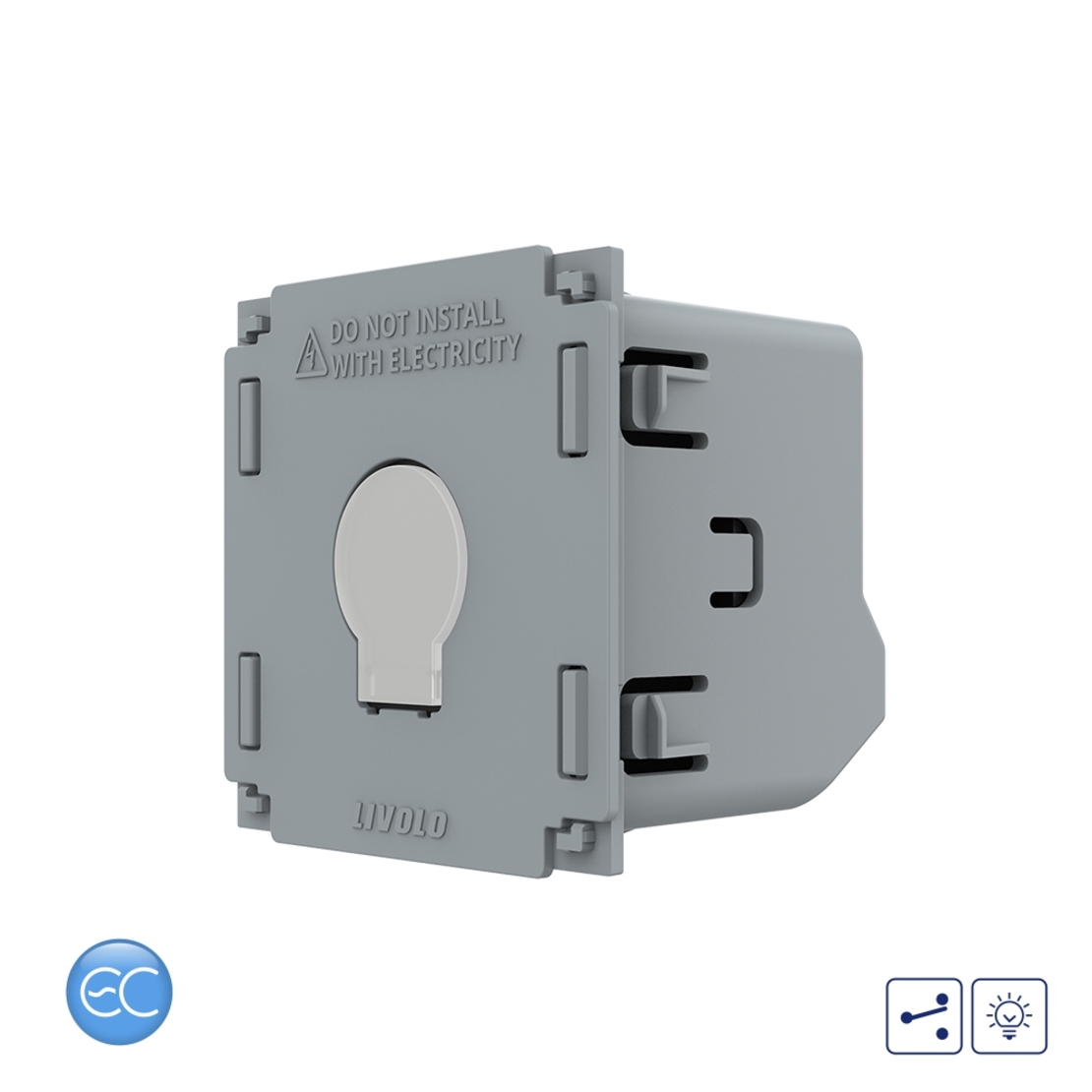 Modul Intrerupator Cap Scara / Cruce cu Dimmer cu Touch LIVOLO - Protocol Zigbee EC