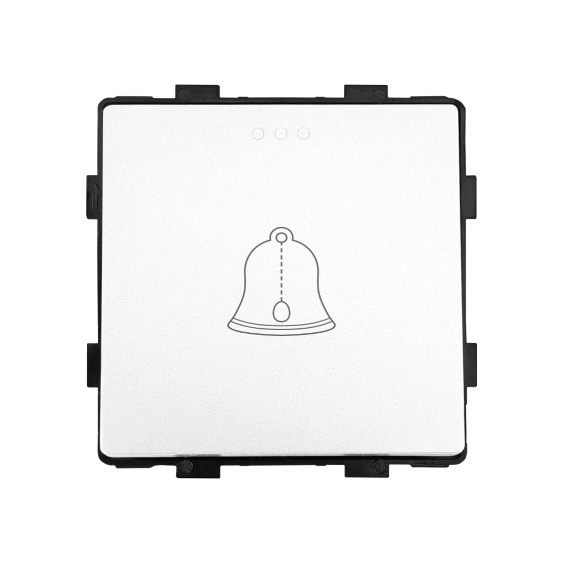 Modul Buton Sonerie Mecanic LUXION, alb