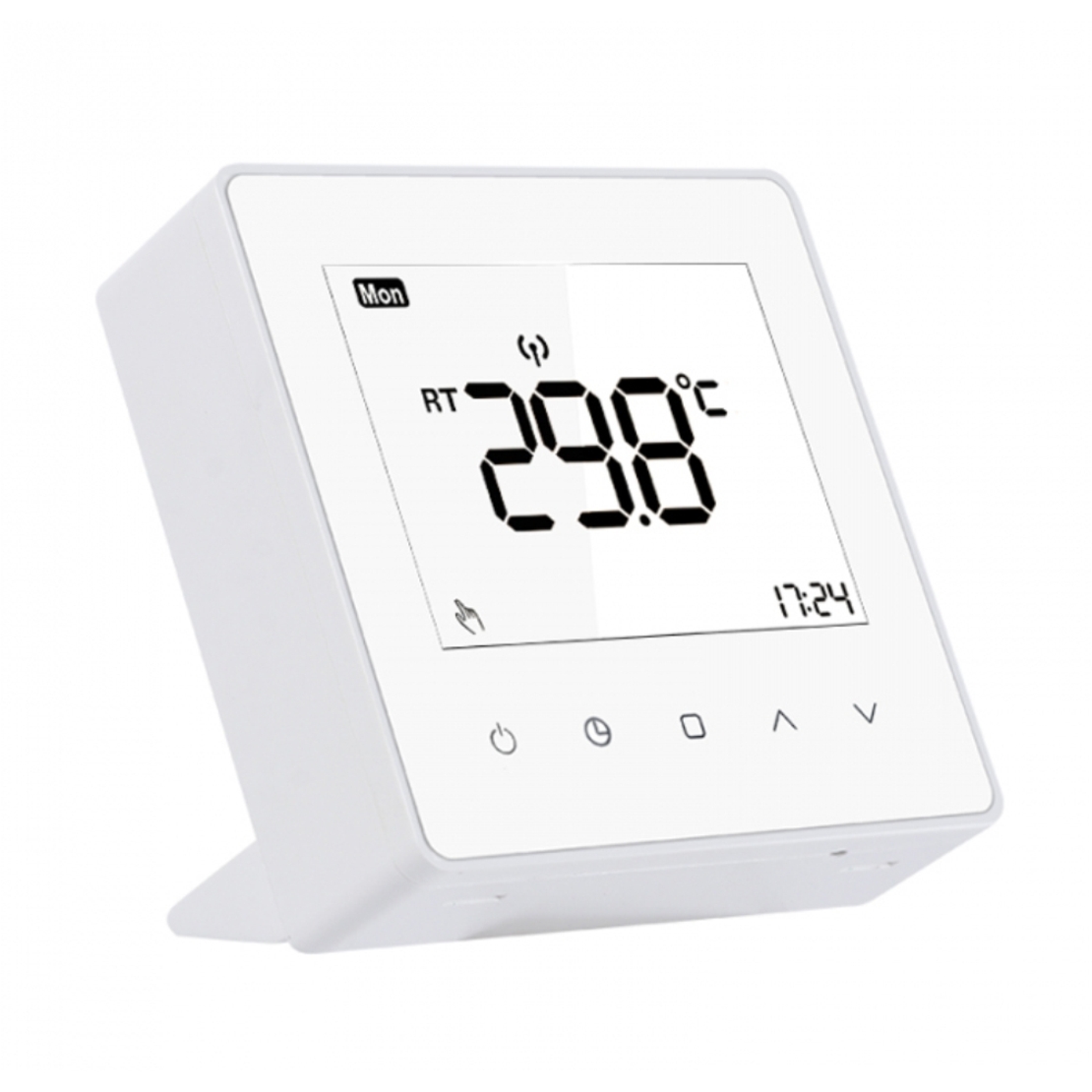 Termostat Luxion TP608RF cu receiver pentru centrala termica pe gaz sau electrica, Programari, Anti-inghet