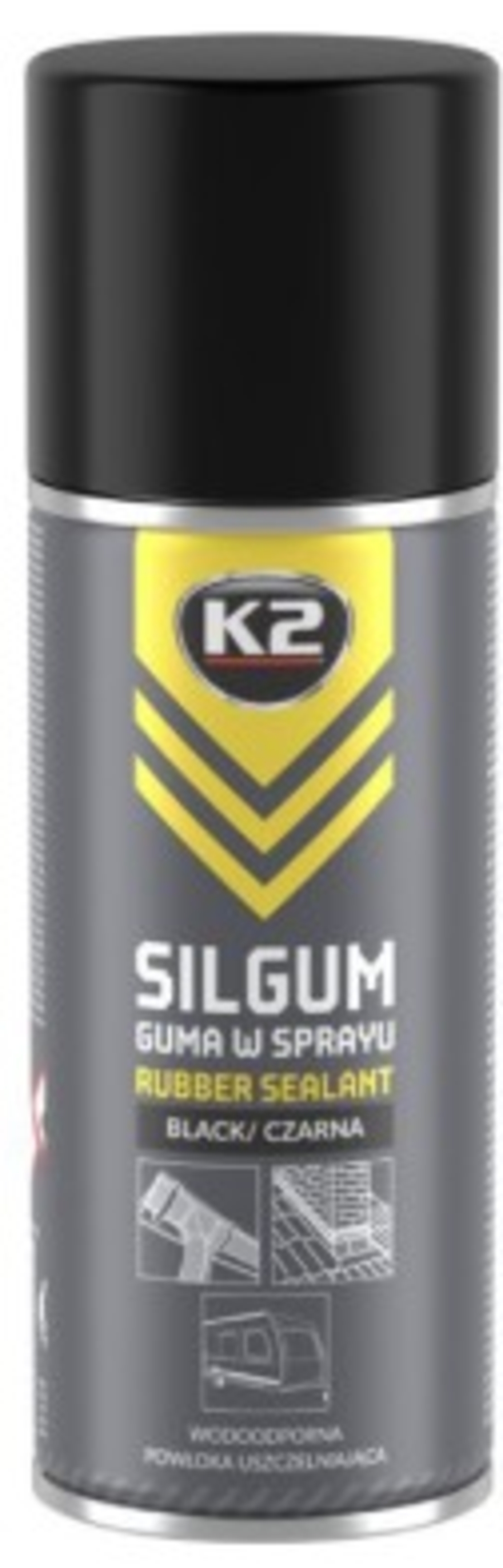 SILGUM BLACK - Spray cauciucat special pentru etansare