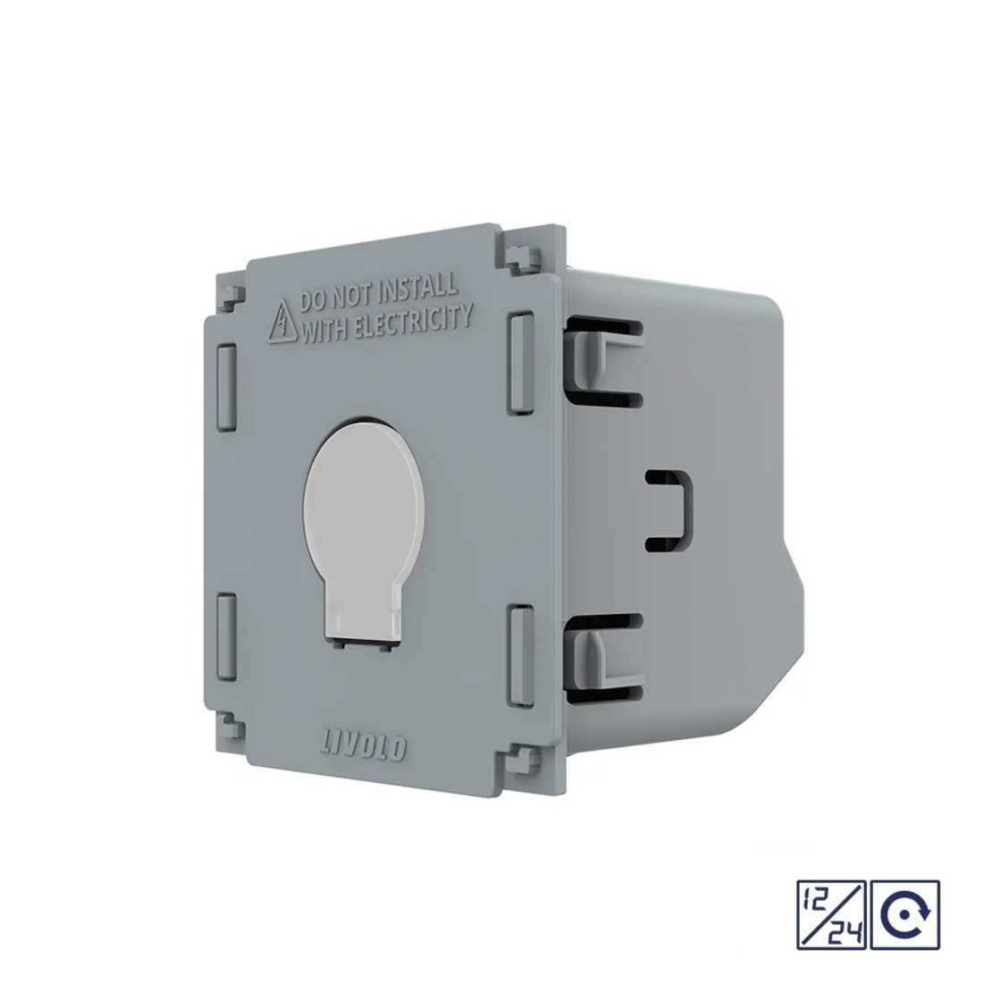 Modul Intrerupator Simplu cu Revenire, Contact Uscat si 12/24V cu Touch LIVOLO - Serie Noua