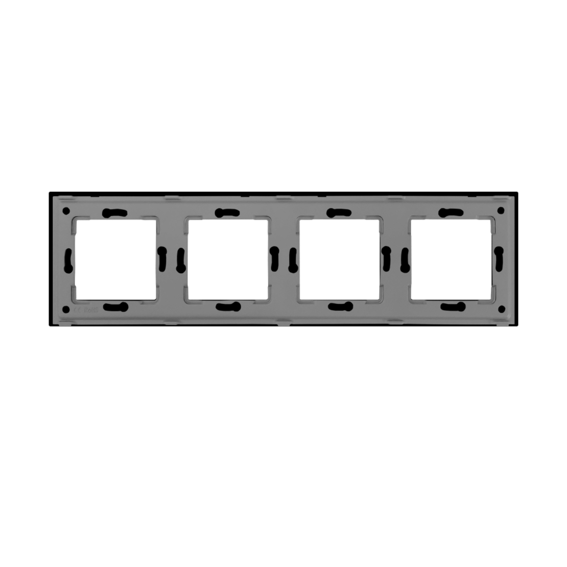 Rama Cvadrupla LUXION Din Sticla, negru