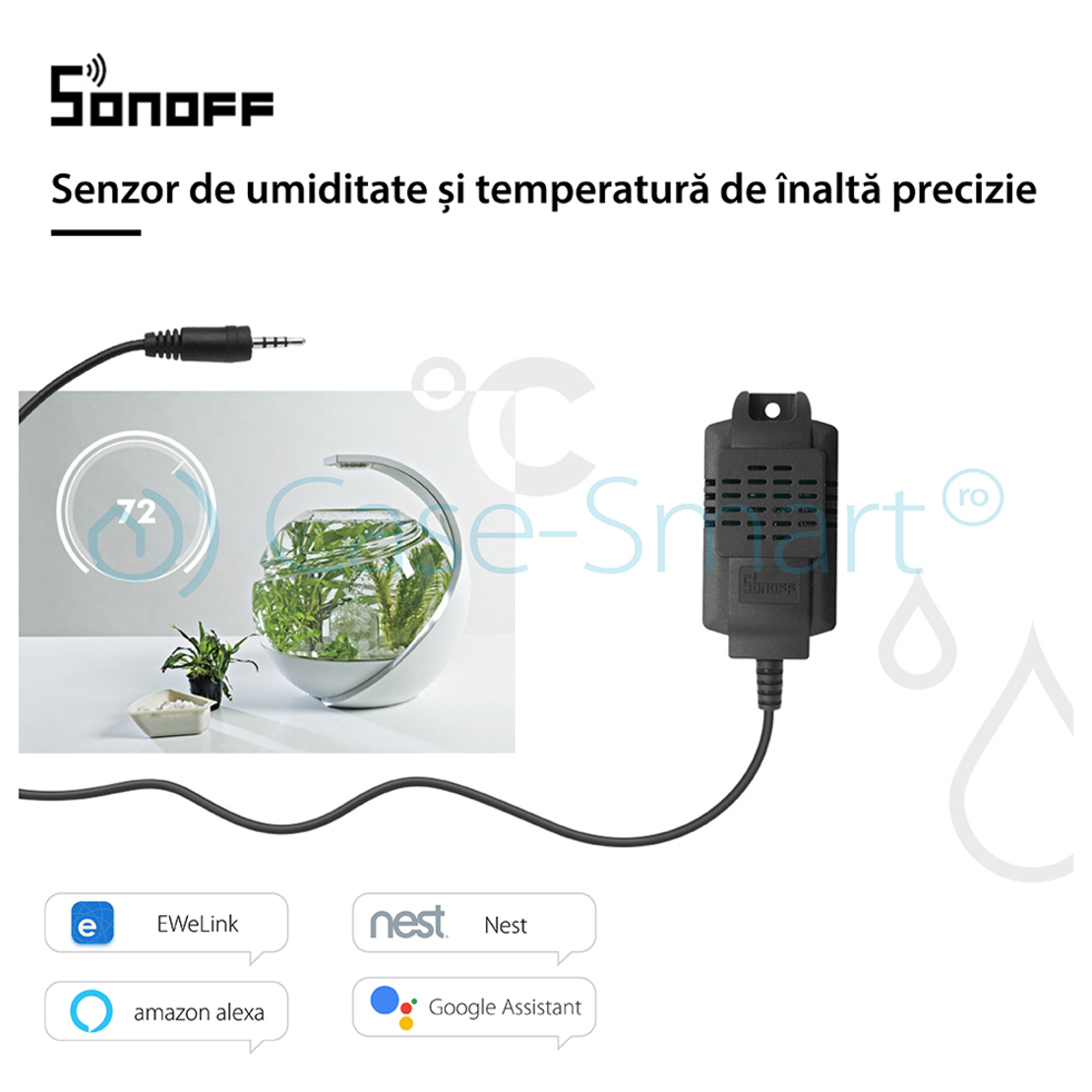 Senzor de temperatura si umiditate Sonoff SI7021