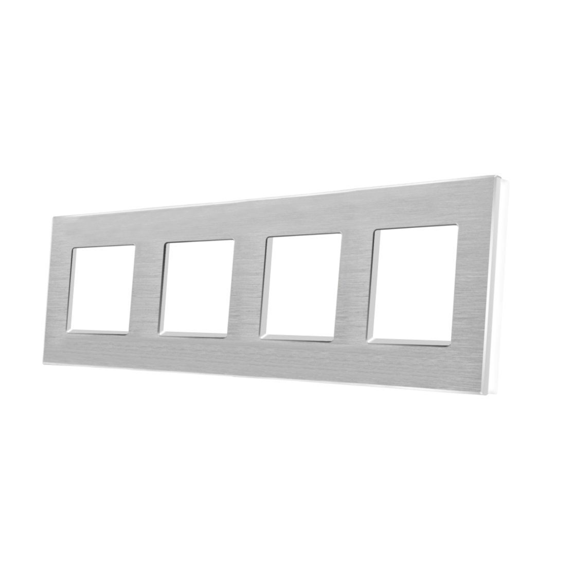 Rama Cvadrupla din Aluminiu LUXION, alb