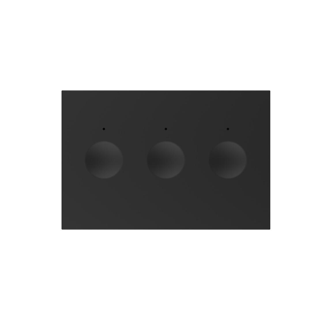 Modul intrerupator triplu cu touch Livolo standard Italian, Serie noua, negru