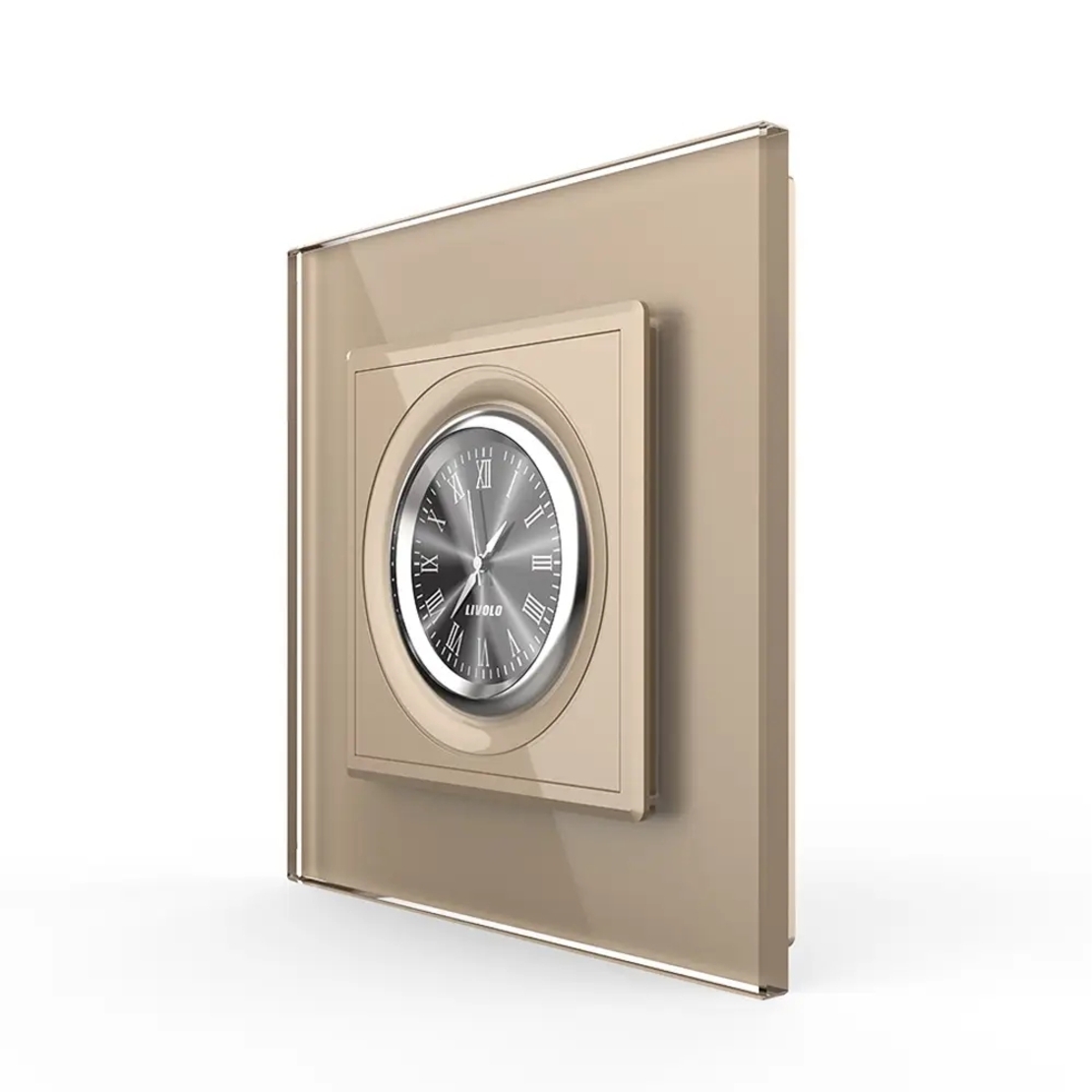 Ceas Mecanic Livolo cu Rama din Sticla Securizata, auriu