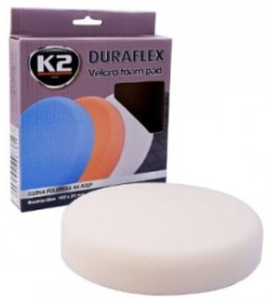 DURAFLEX VELCRO WHITE - Disc velcro alb (polisare)