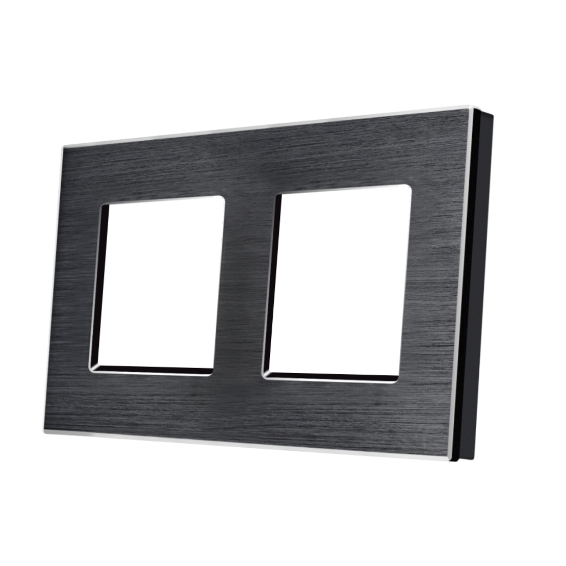 Rama Dubla din Aluminiu LUXION, negru