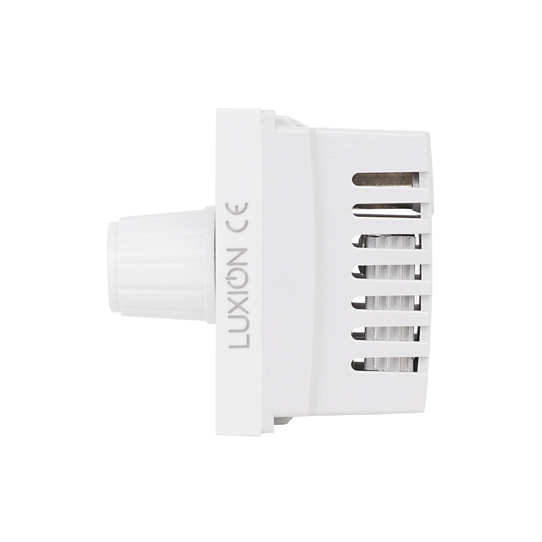 Modul Comutator Pentru Ventilator 1M LUXION, Standard Italian, alb