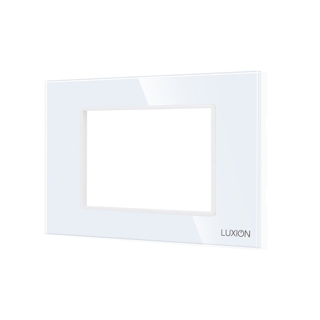 Rama din Sticla Securizata cu Suport 3M LUXION, Standard Italian, alb