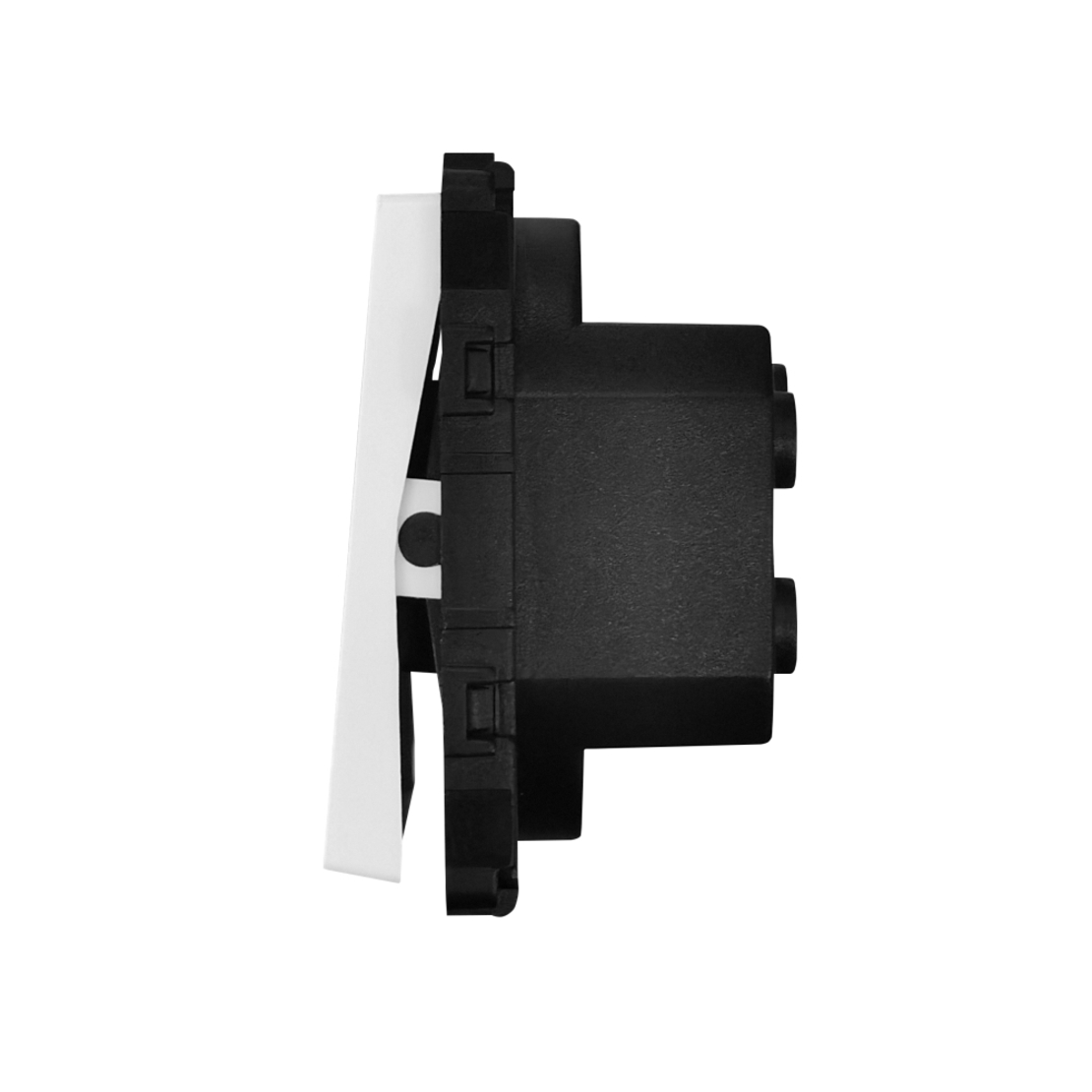 Modul Buton Sonerie Mecanic LUXION, alb