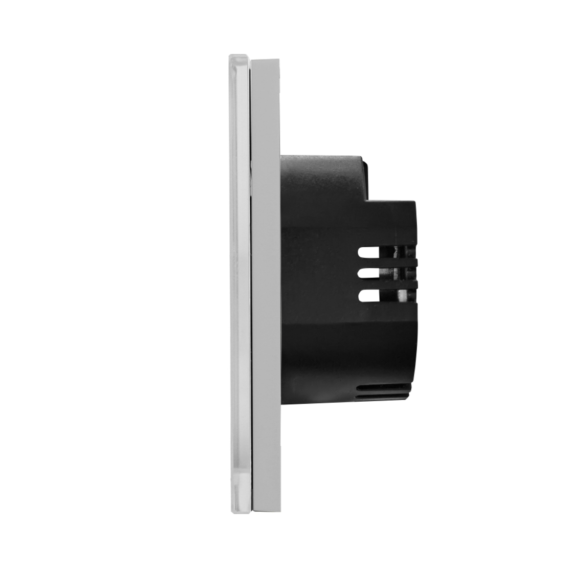 Intrerupator Simplu cu Variator cu Touch din Sticla  LUXION, gri