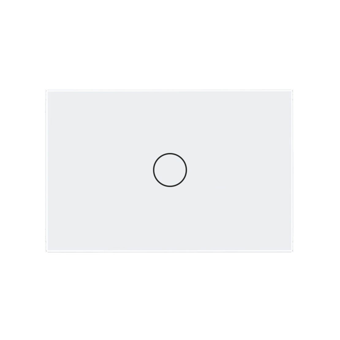 Intrerupator Simplu Wi-Fi cu Touch LIVOLO din Sticla, Standard Italian – Serie Noua, alb