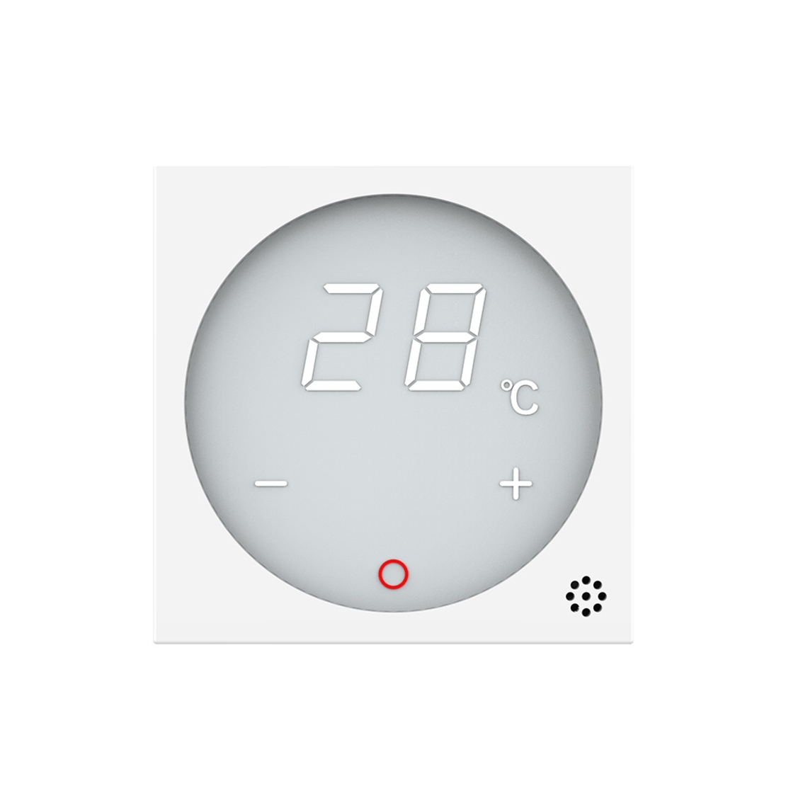 Modul termostat Livolo pentru sisteme de incalzire electrice - Serie noua, alb