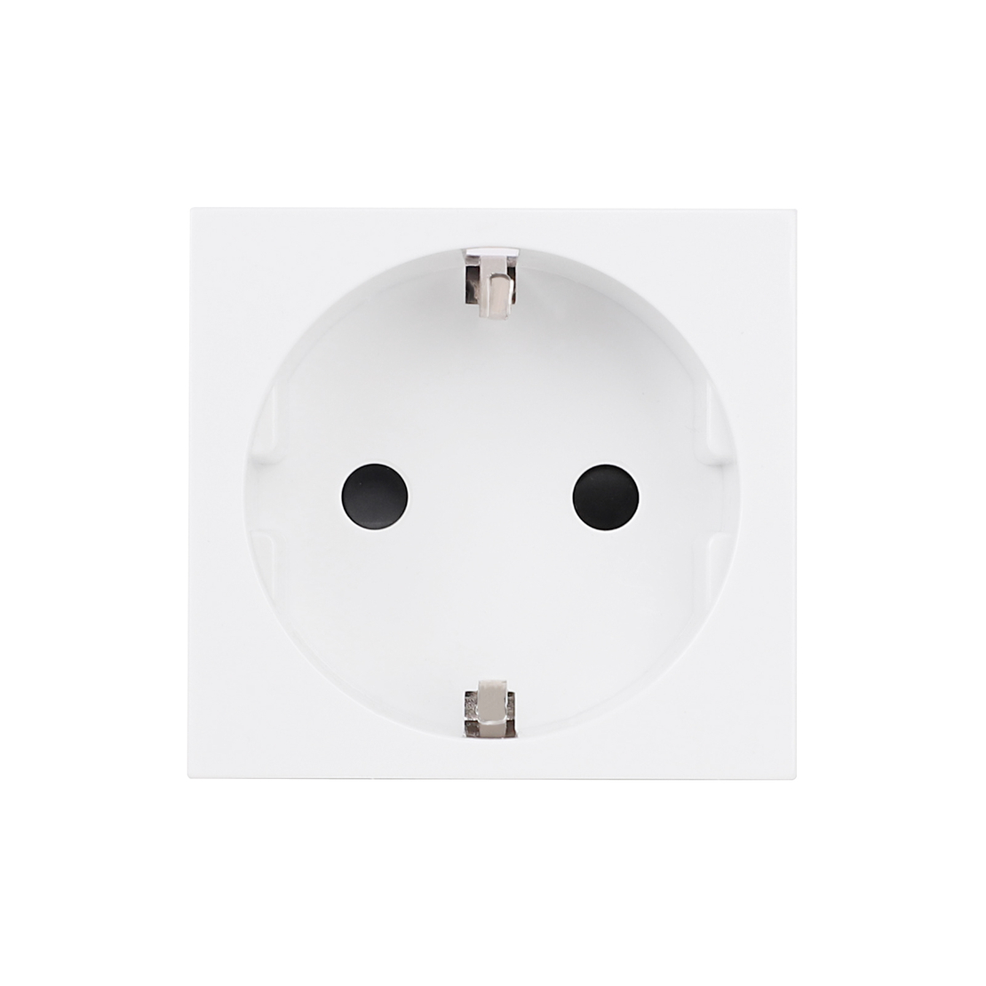 Modul Priza Schuko 2M Luxion, Standard Italian, alb