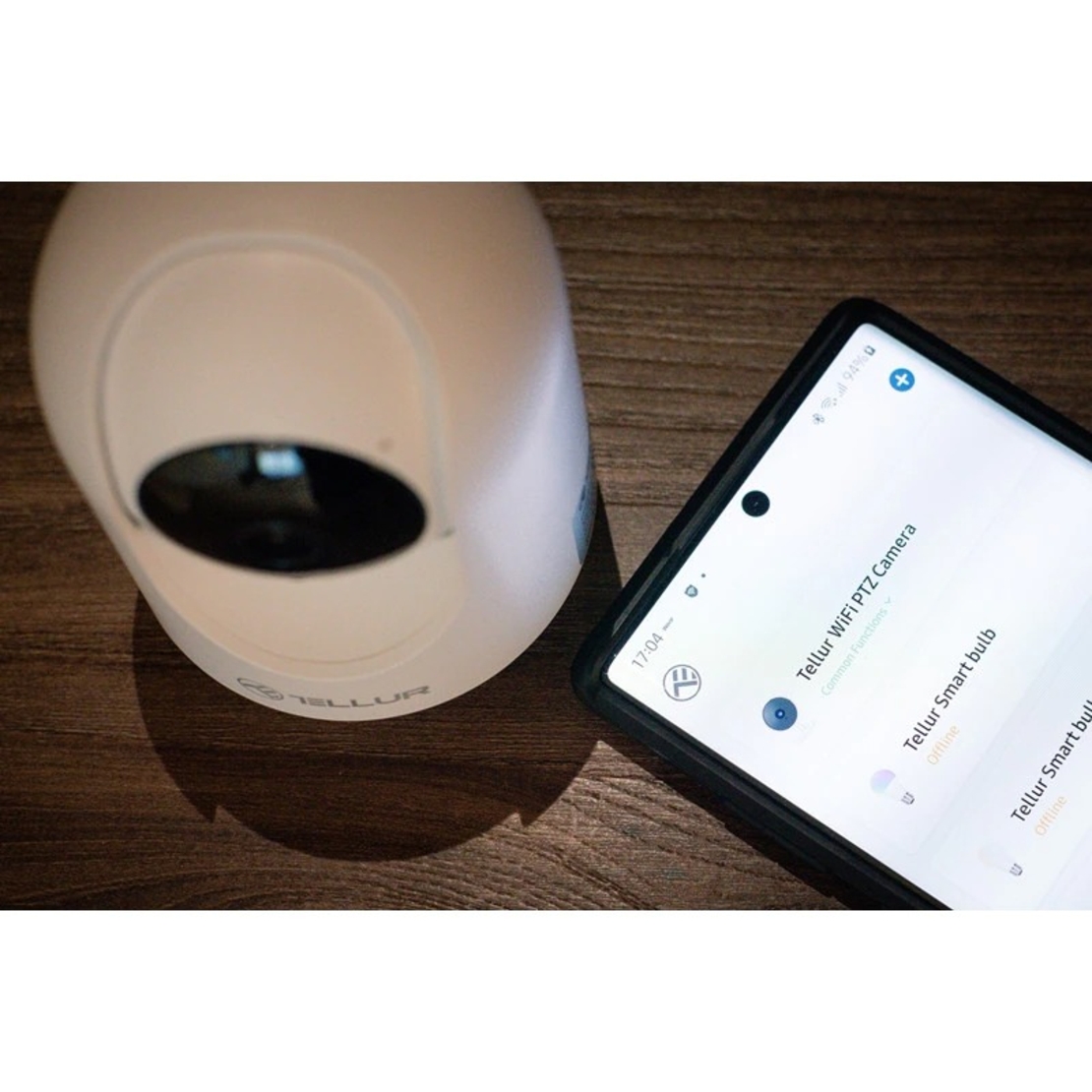 Camera inteligenta interior Tellur, 3MP, Ultra HD, Night Vision, Senzor PIR, PTZ