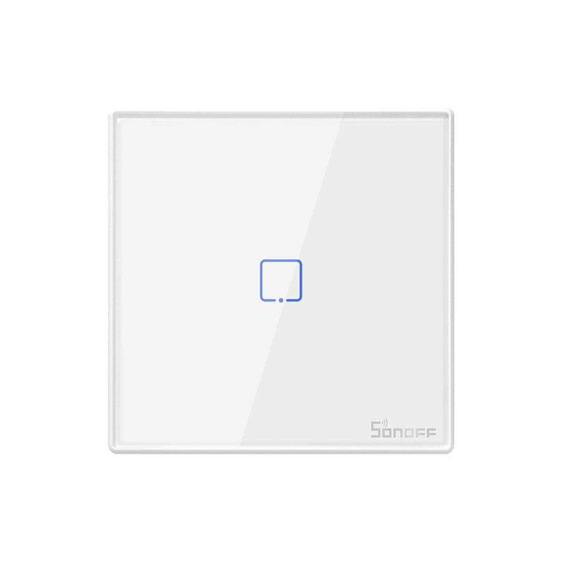 Telecomanda Sonoff T2EU1C-RF cu 1 canal, 433 MHz, Semnal RF, Alb