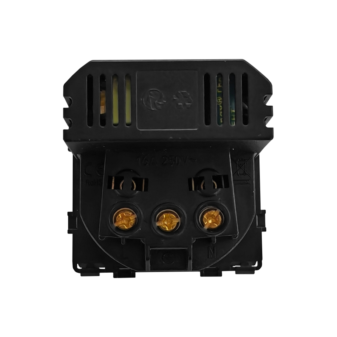 Modul Priza Simpla + USB-A + USB-C LUXION, alb