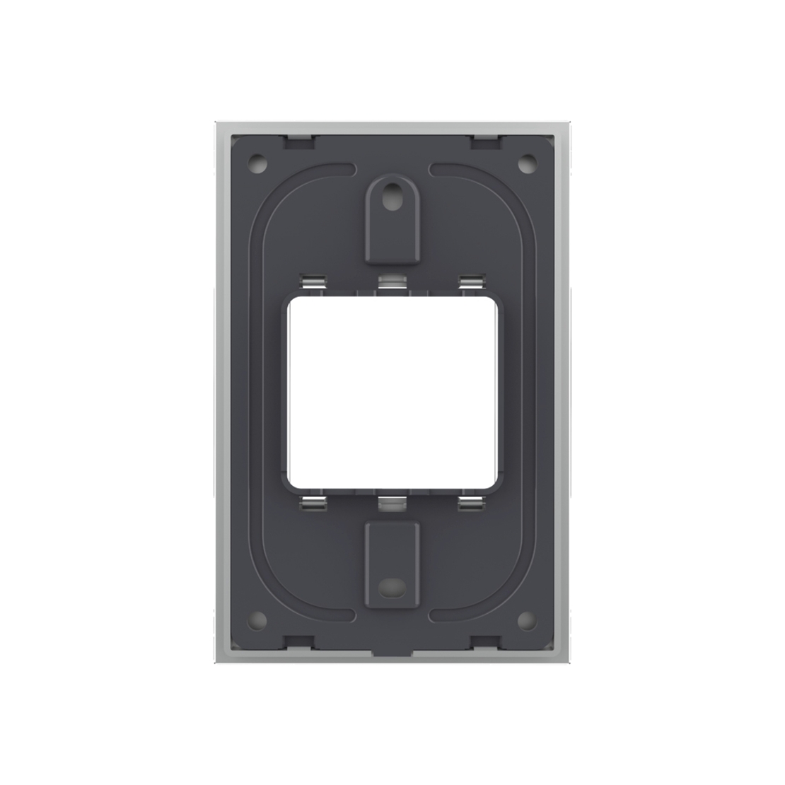 Rama din sticla Livolo standard Italian 2 module - Serie noua, gri