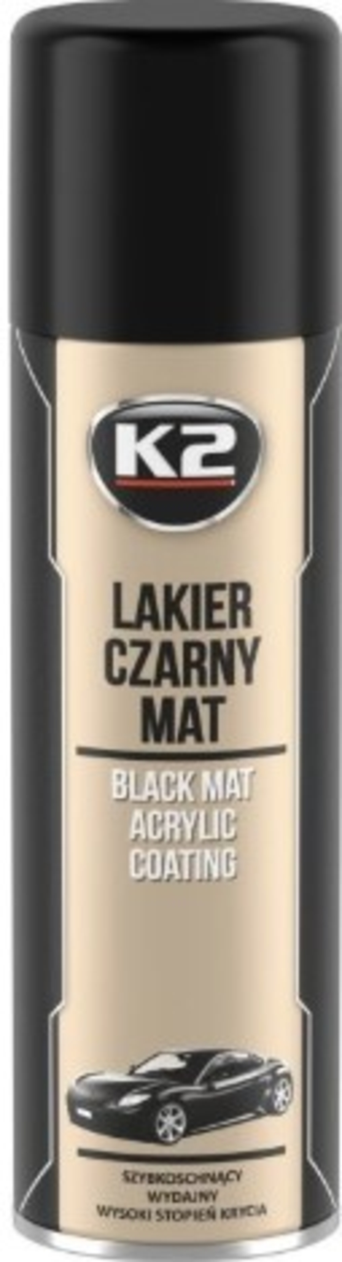 SPRAY VOPSEA NEGRU MAT - 500 ml.