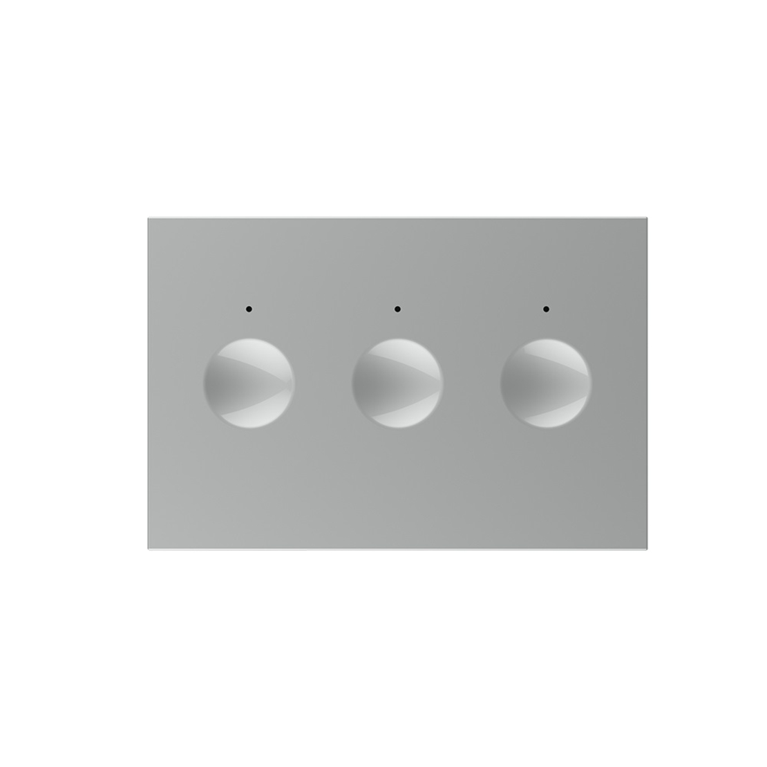 Modul intrerupator triplu cu touch Livolo standard Italian, Serie noua, gri