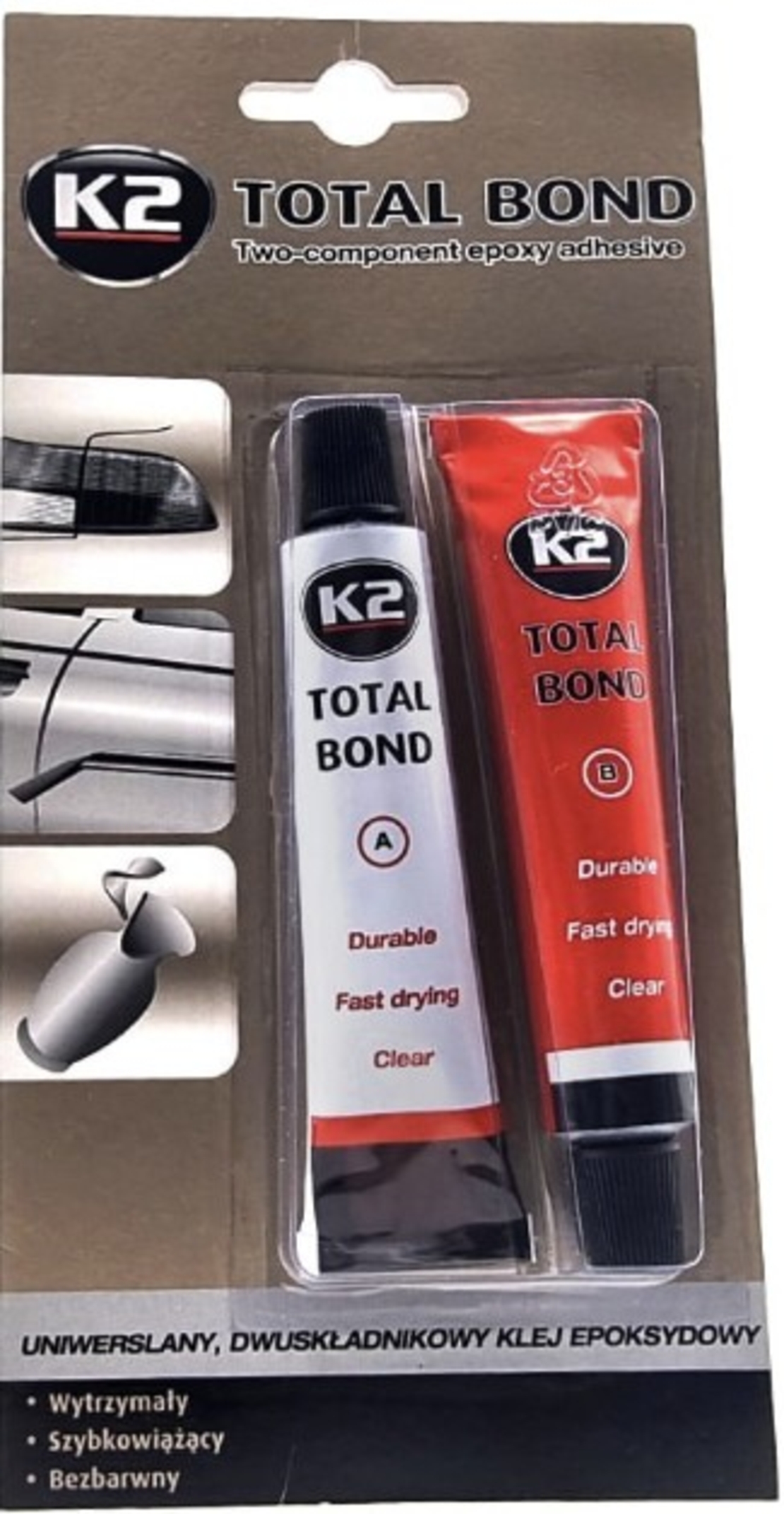 TOTAL BOND - Adeziv bicomponent transparent universal 40gr.- tub