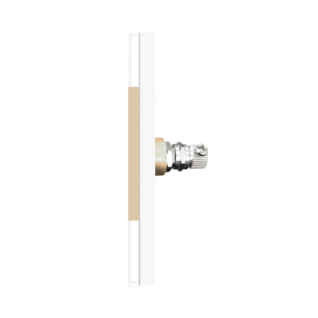 Priza TV cu Rama din Sticla LUXION, auriu