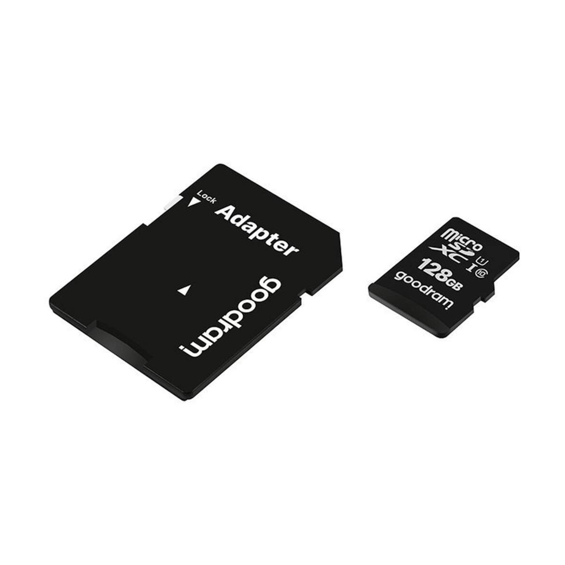 Card de memorie MicroSDXC + Adaptor SD, GOODRAM M1AA-1280R12, 128 GB, Memorie interna USH-I