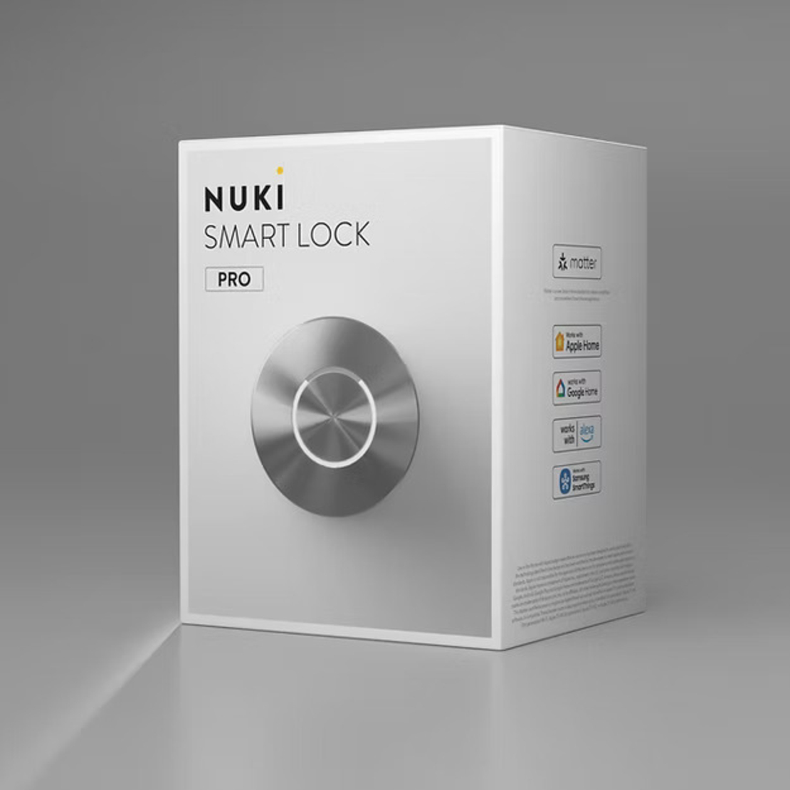 Incuietoare Inteligenta Nuki Smart Lock Pro 5.0 cu Autonomie 9 Luni, Motor Ultrarapid, Lock / Unlock Automat